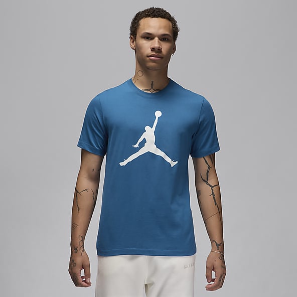 Blue air jordan shirt deals